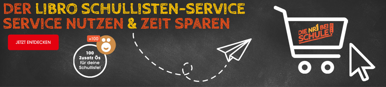 LIBRO Schullisten-Service: Online & in den Filialen - Jetzt entdecken!