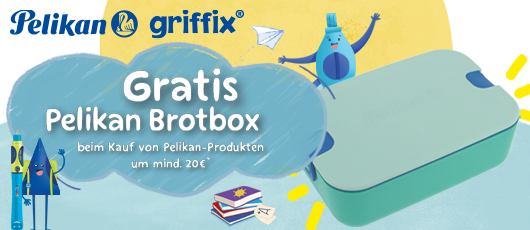 Gratis Pelikan Brotbox beim Kauf von Pelikan-Produkten um mind. 20€