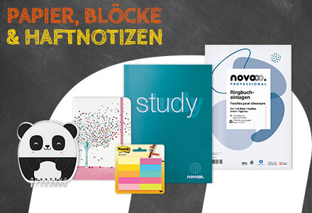 Papier, Blöcke & Haftnotizen